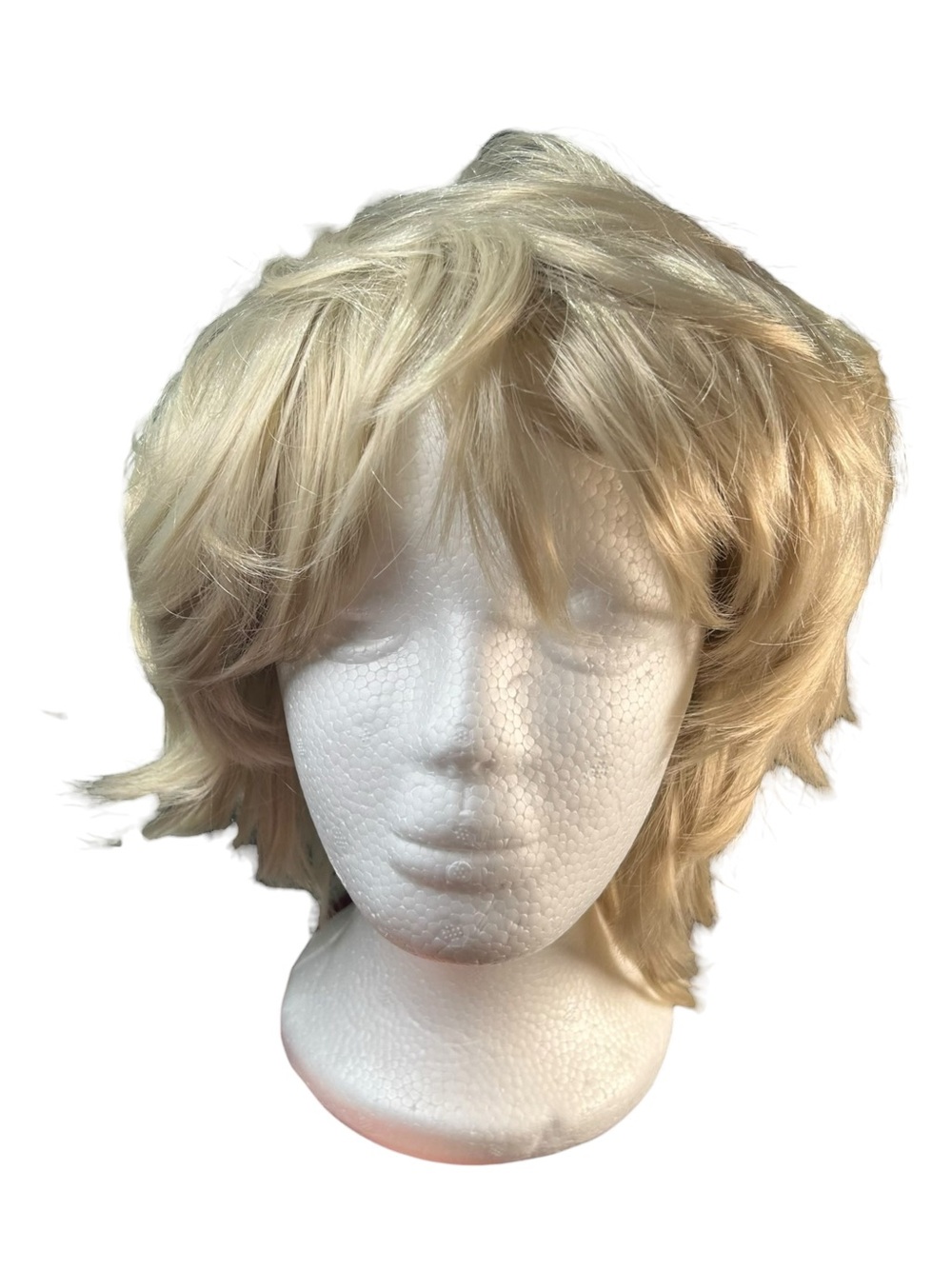 Epic Cosplay Wigs Apollo Sandy Blonde 33SB Short Layered Cosplay Wig NWT